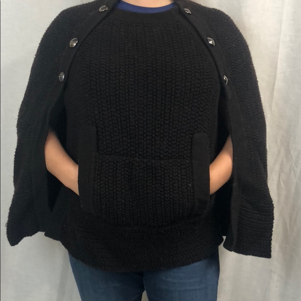 Sweater cape
